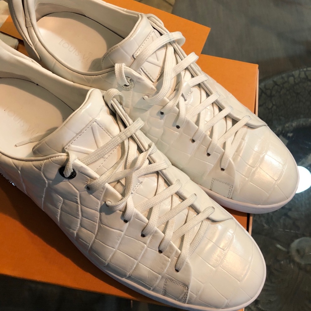 White Louis Vuitton Shoes